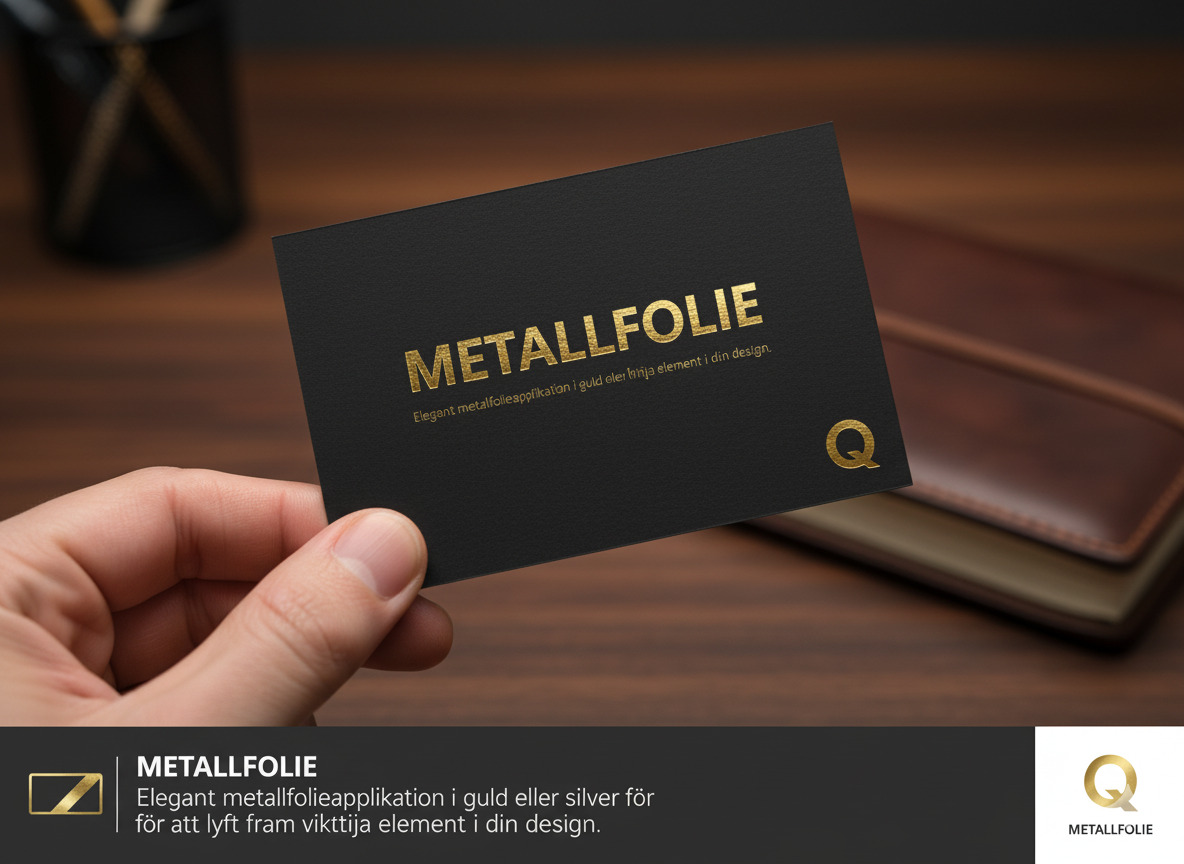 Premium folie visitkort