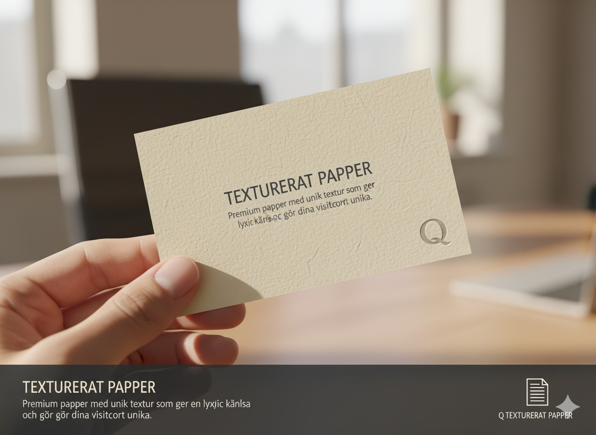 Premium textur visitkort